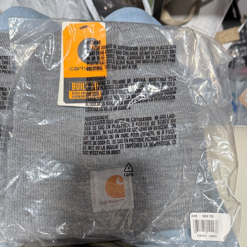 Carhartt Heather Gray Knit Hat